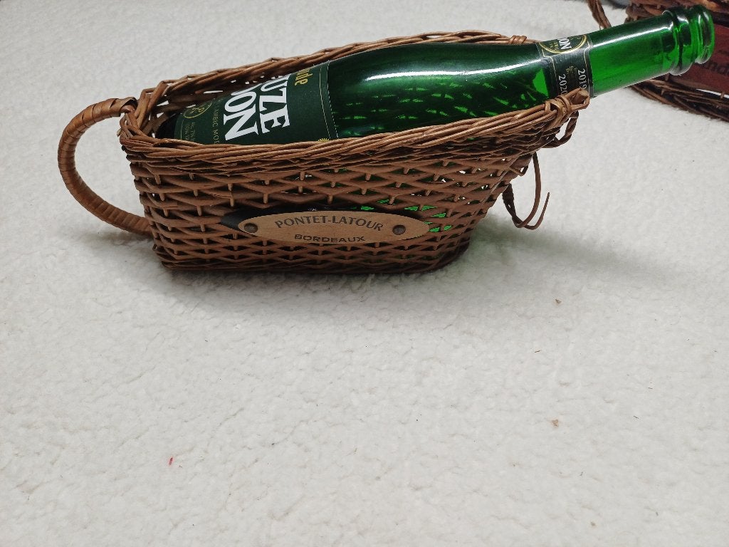 Rieten schenkmandje gueuze lambic, Verzamelen, Verzenden