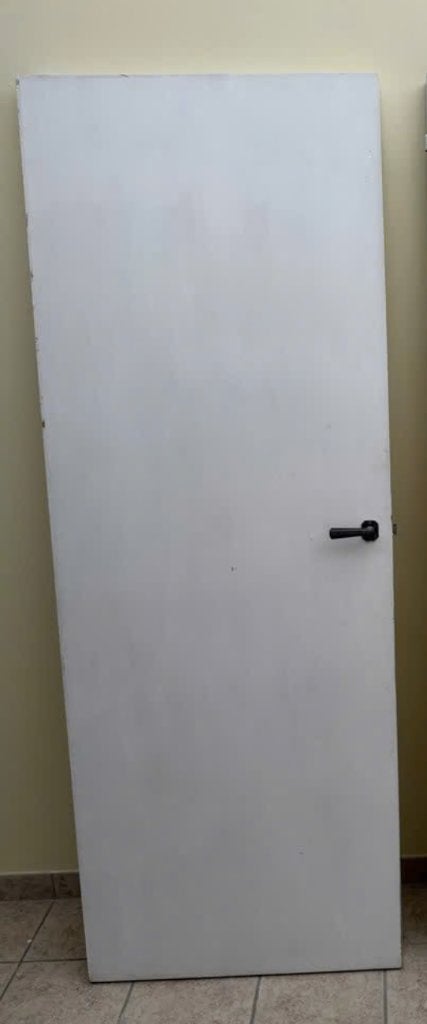 Een oude zware vintage deur in hout, Doe-het-zelf en Bouw, Ophalen, Gebruikt, Minder dan 80 cm, Binnendeur