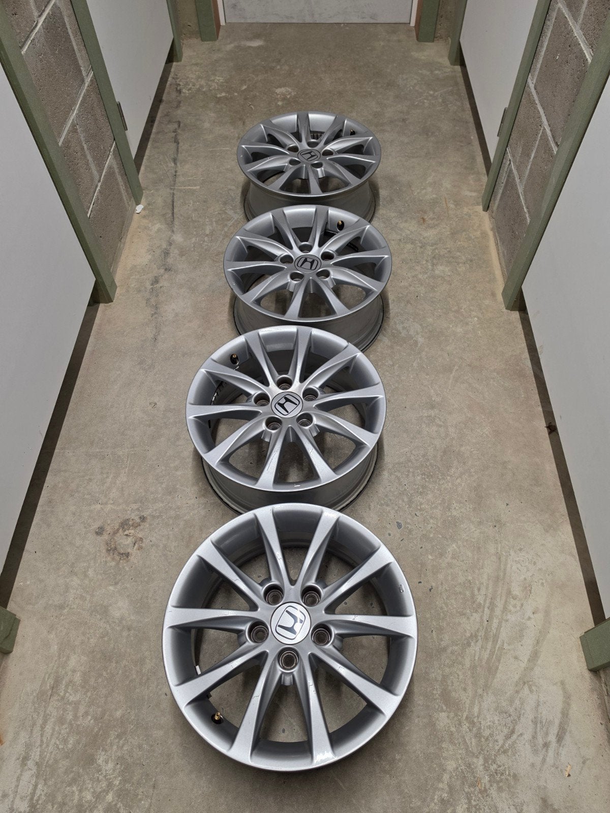 Originele Honda civic velgen 16inch., Ophalen, 16 inch, Band(en)