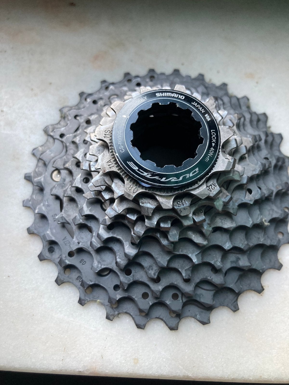 Cassette dura ace 9100, Fietsen en Brommers, Fietsonderdelen, Ophalen of Verzenden, Gebruikt, Overige typen, Aluminium