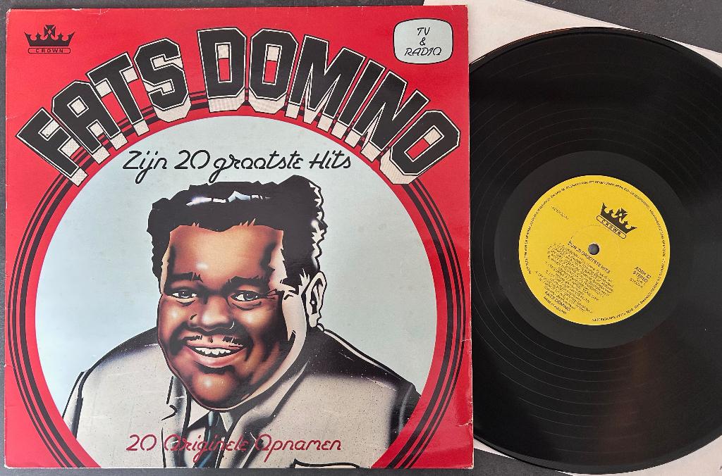 FATS DOMINO - Zijn 20 grootste hits ( LP ), Verzenden, Voor 1960, Zo goed als nieuw, Rock-'n-Roll