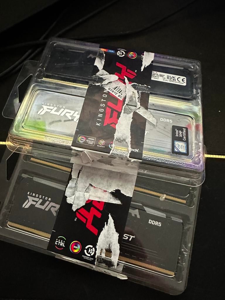 ddr 5 ram 5600 cl40, Computers en Software, RAM geheugen, Ophalen of Verzenden, Zo goed als nieuw, DDR
