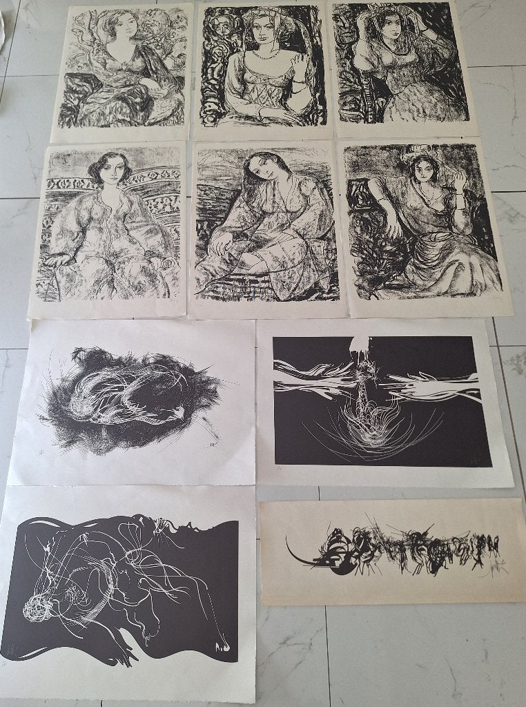 kunst, Enlèvement ou Envoi, Personnages et figures fantastiques, Lithographie, Édition limitée