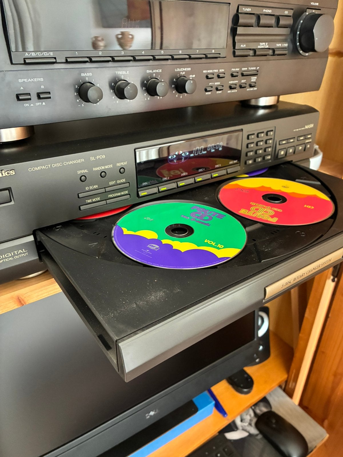 Technics 5 lader in prima staat !, Muziek en Instrumenten, Ophalen, Zo goed als nieuw, Technics