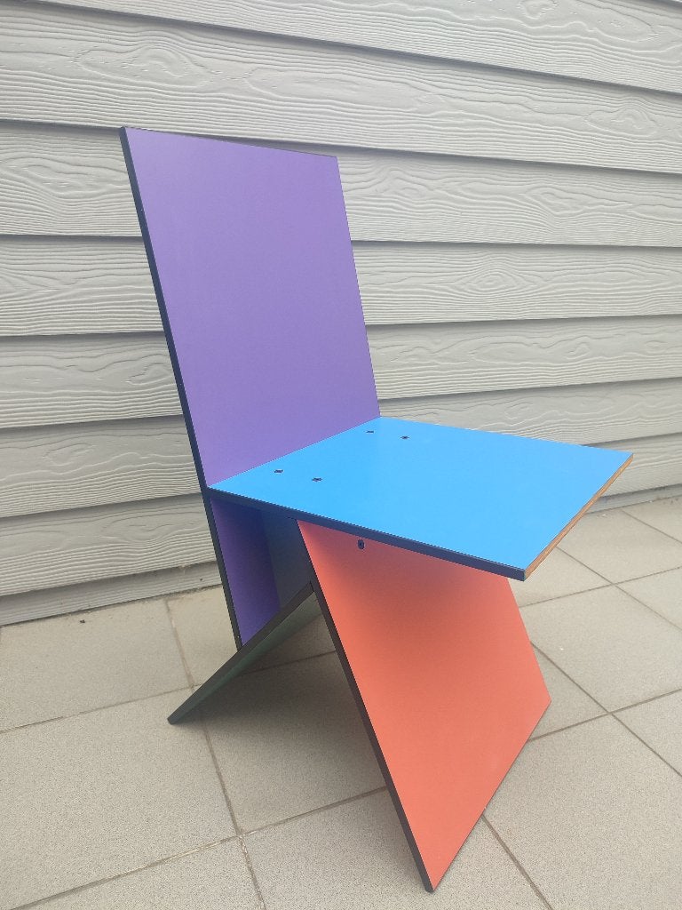 Verner panton Vilbert Chair voor Ikea, Ophalen, Zwart, Stoel, Gesigneerd