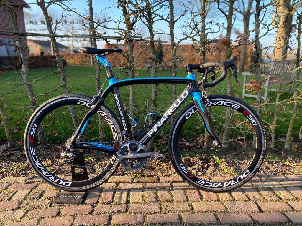 Pinarello Dogma Carbon Dura Ace DI2 Tean Sky maat 55, Vélos & Vélomoteurs, Vélos | Vélos de course, Comme neuf, Autres marques