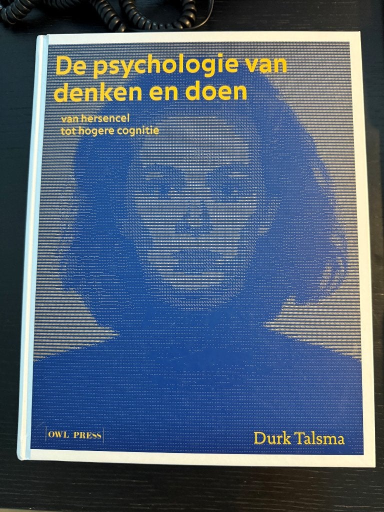 De psychologie van denken en doen - Durk Talsma, Livres, Neuf, Enlèvement ou Envoi, Psychologie cognitive, Durk Talsma