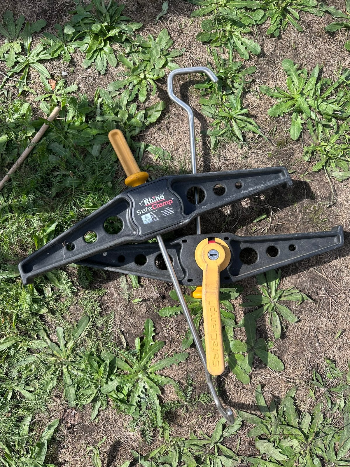 Rhino SafeClamp RAS21 ladderklemmen 2xz sleutel, Ophalen, Gebruikt