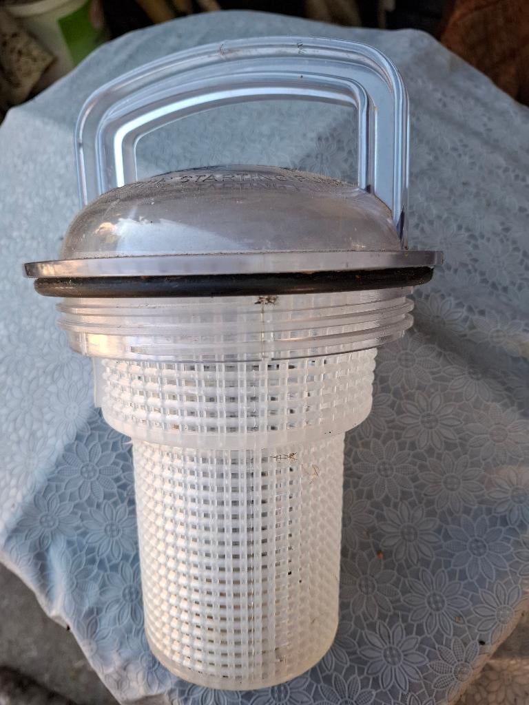 zwembadpomp deksel en voorfilter, Tuin en Terras, Ophalen of Verzenden, Zo goed als nieuw, Zwembadpomp