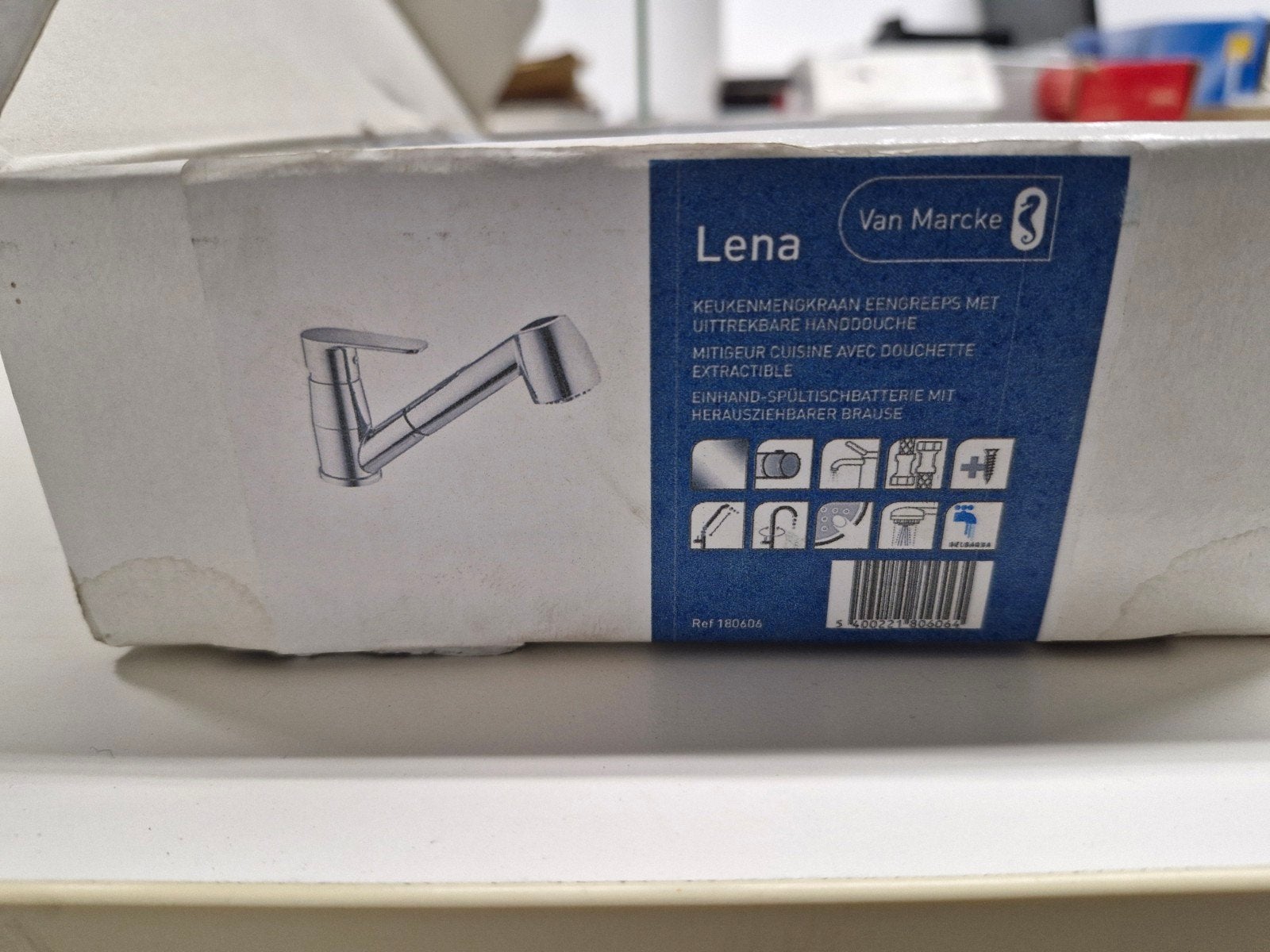Keukenkraan Grohe, Ophalen, Nieuw, Inox, Kraan