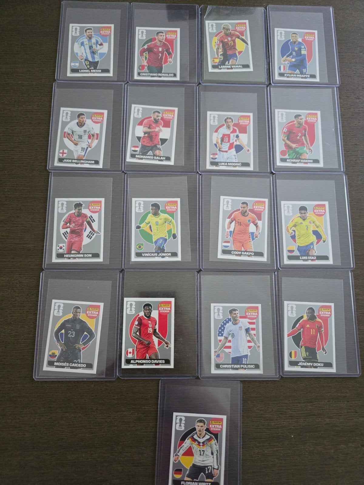 17 panini extra zilver stickers, Postzegels en Munten, Ophalen of Verzenden