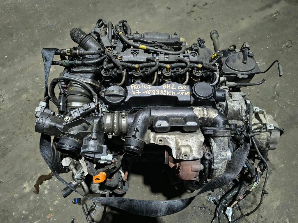 Peugeot 407 1.6 HDi 16V 9HZ Motor, Auto-onderdelen, Gebruikt, ., Ophalen of Verzenden, Peugeot Citroën