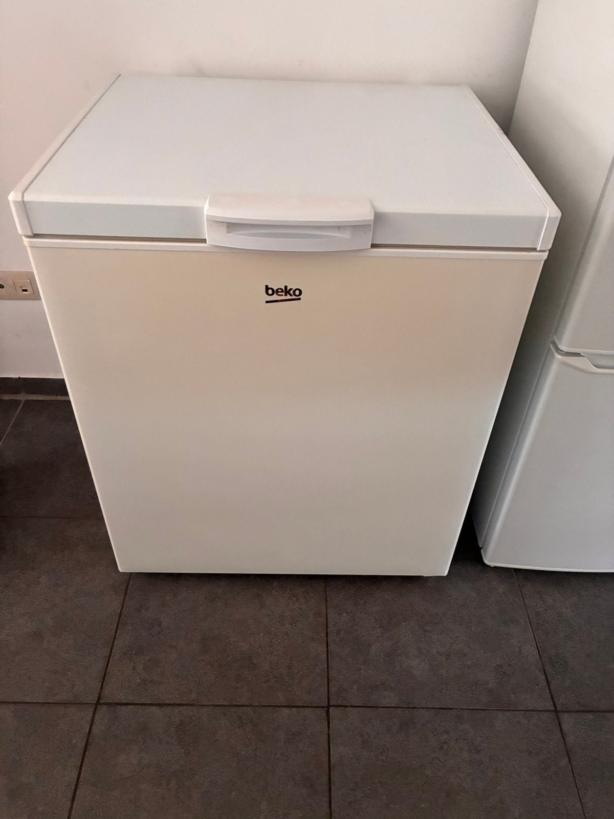 Diepvrieskist beko, Elektronische apparatuur, Vrieskist, Gebruikt, Vrijstaand, 90 cm of meer