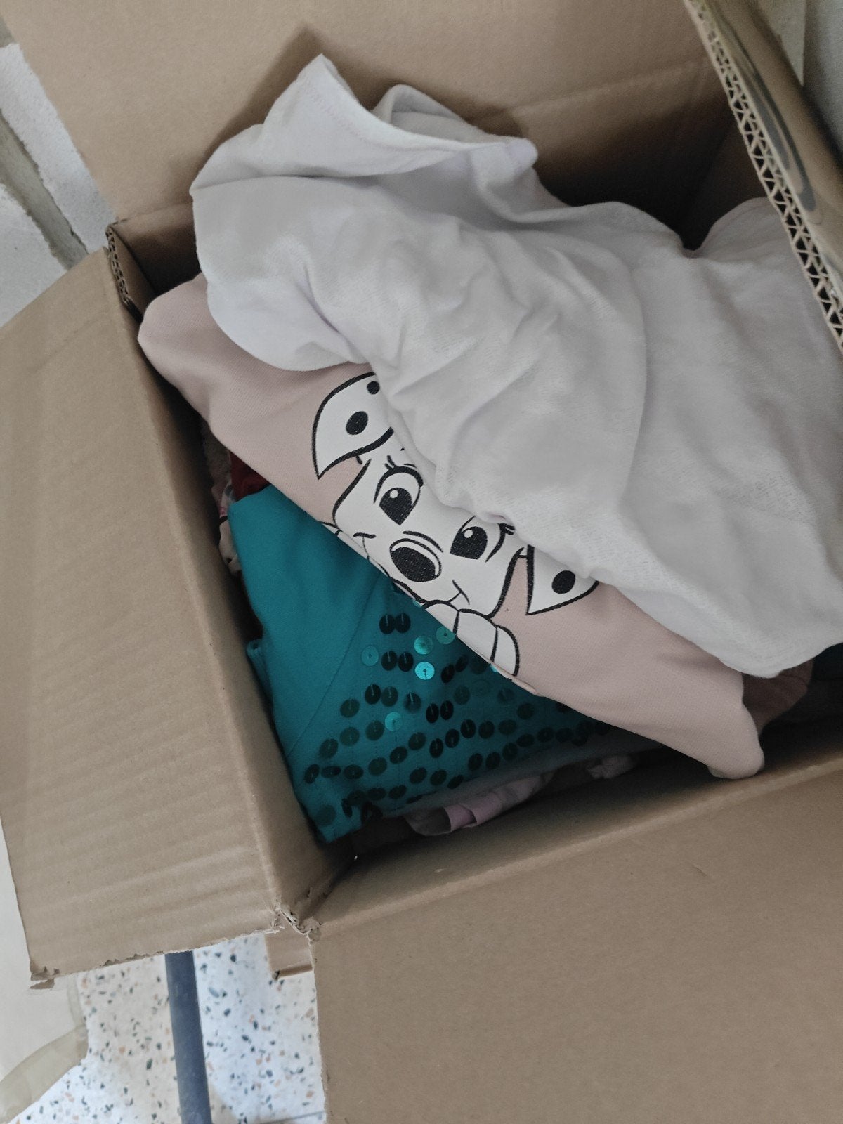 Kinderkleding, Ophalen