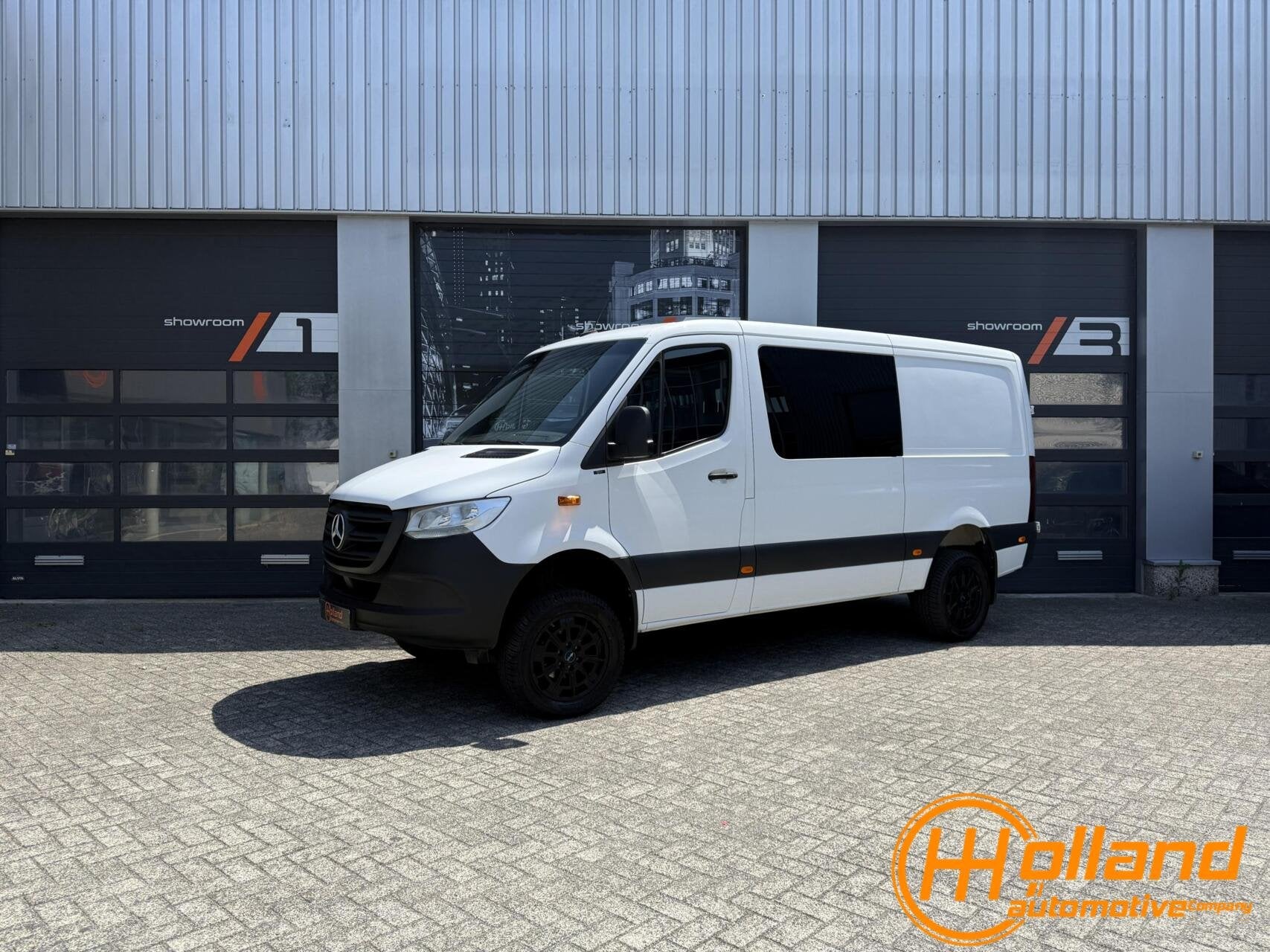 Mercedes Sprinter bestel 316 2.2 CDI L2H1 DC 4X4!, Auto's, Bestelwagens en Lichte vracht, Gebruikt, 4 cilinders, Wit, 2143 cc