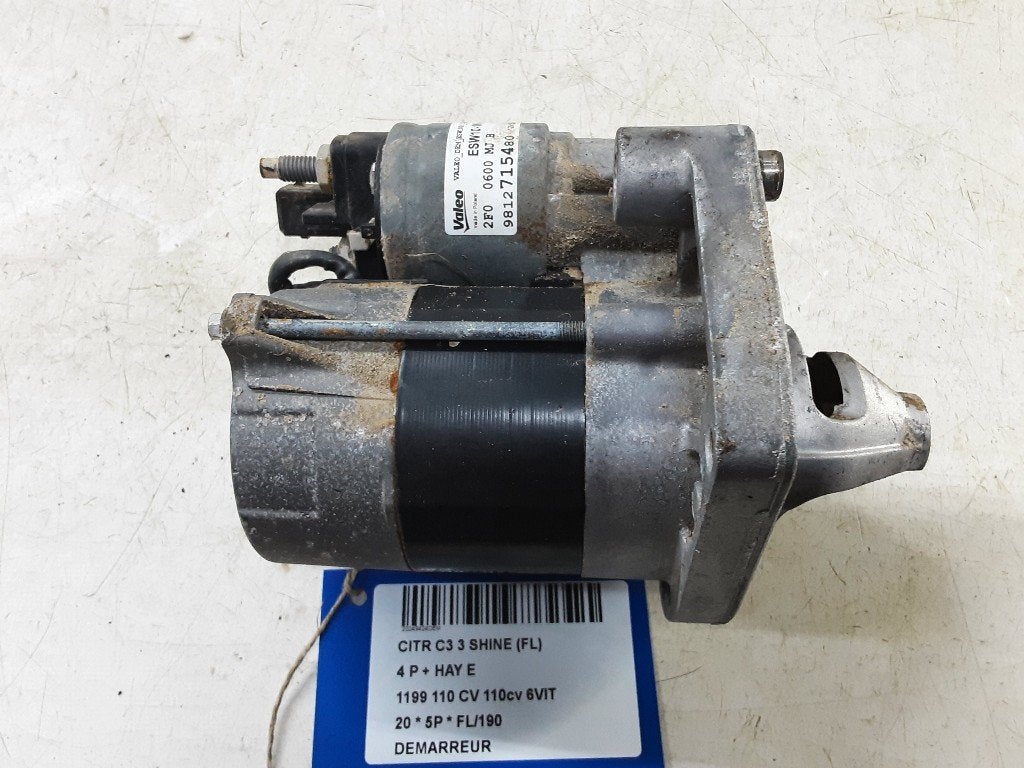 DÉMARREUR Citroën C3 (SX / SW) (9812715480), Autos : Pièces & Accessoires, Citroën, Mevr. I. Hauben, Utilisé, Rue de l'Espoir 34 34
4030  GRIVEGNÉE, BE
