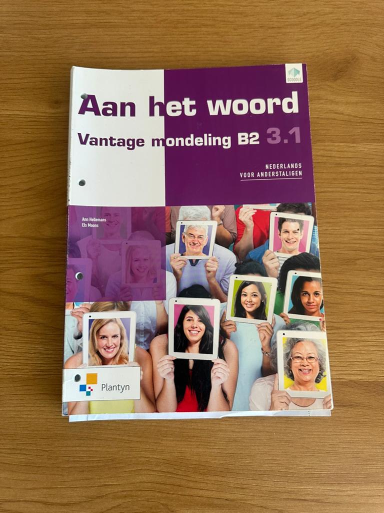 Livre NT2 en néerlandais : parler — Vantage oral B2, Livres, Enlèvement ou Envoi, Comme neuf, Néerlandais