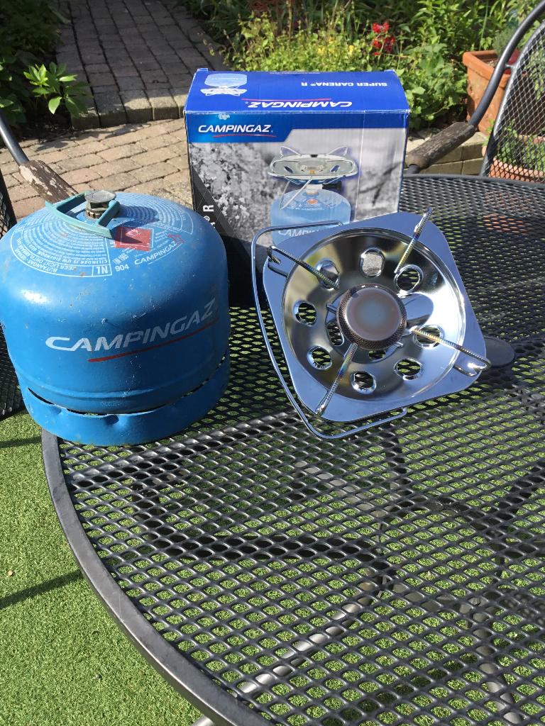 Feux à gaz de camping, Enlèvement, Utilisé