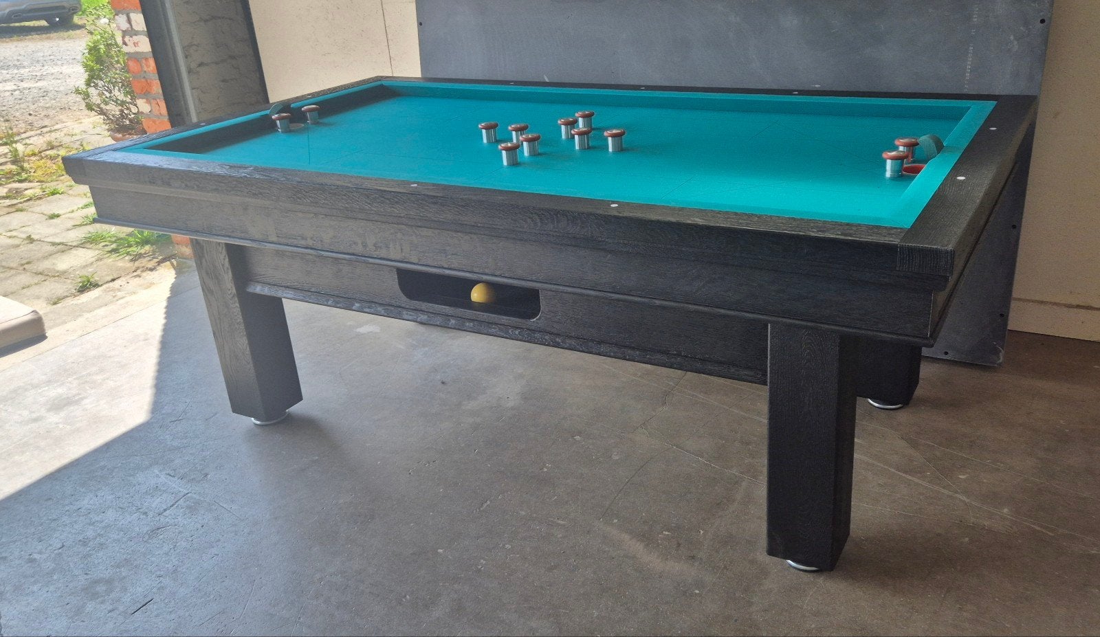 Tapbiljart volledig massief eik, Enlèvement ou Envoi, Neuf, Table de billard
