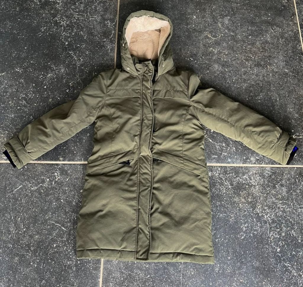 Winterjas meisjes maat 140, Enlèvement ou Envoi, Utilisé, Fille, Manteau