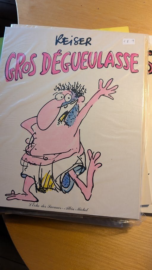 Reiser - "Gros déguelasse" (1982), Boeken, Stripverhalen, Ophalen, Zo goed als nieuw, Reiser