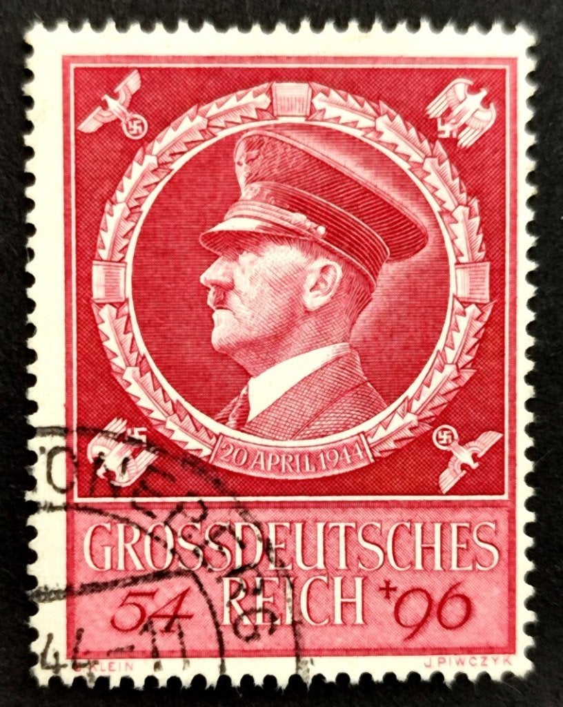 Deutsches Reich: 55ste verjaardag van A. Hitler 1944, Ophalen of Verzenden, Overige periodes, Gestempeld