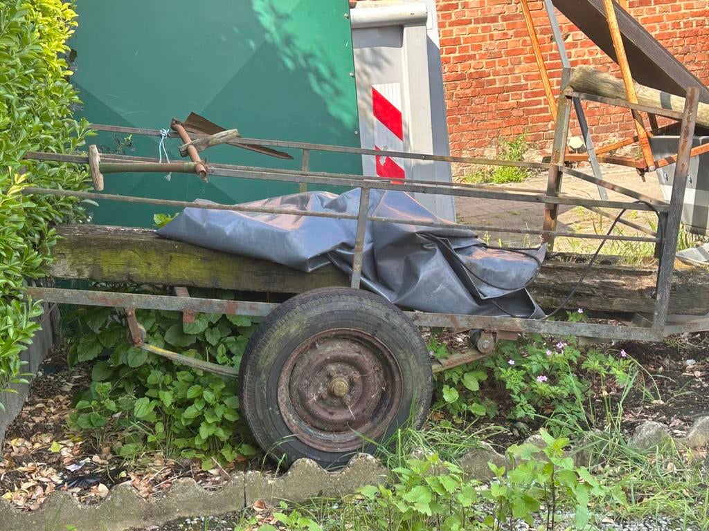 Aanhangwagen ongeremd  om op te knappen!, Auto diversen, Aanhangers en Bagagewagens, Ophalen, Gebruikt