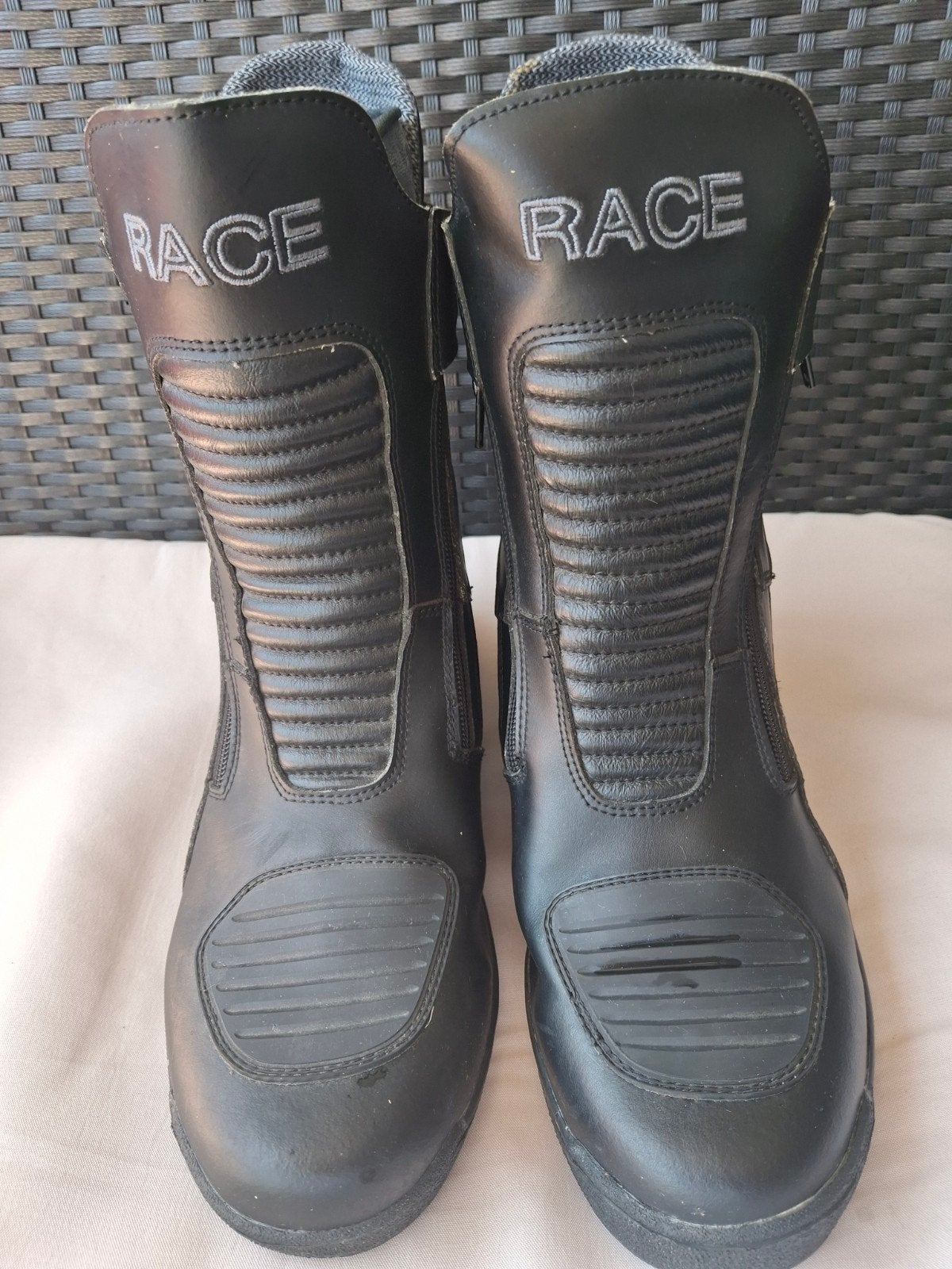 Motorlaarzen zwart, maat 44, merk Race, Motoren, Kleding | Motorkleding, Ophalen of Verzenden