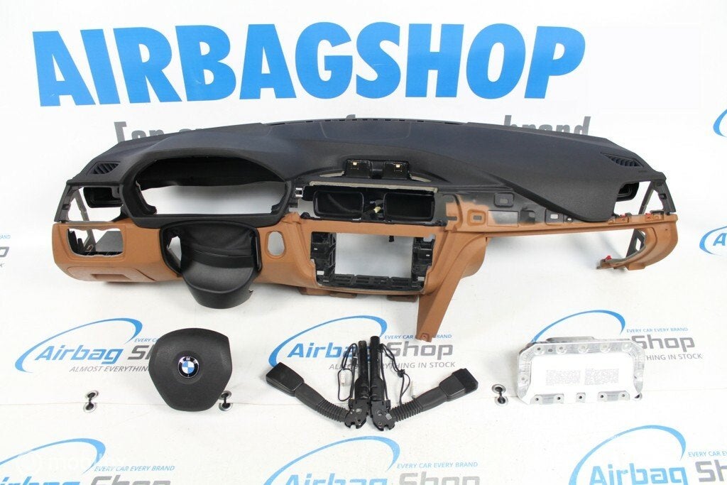 Airbag kit - Tableau de bord brun BMW 3 serie F30 F31 F34