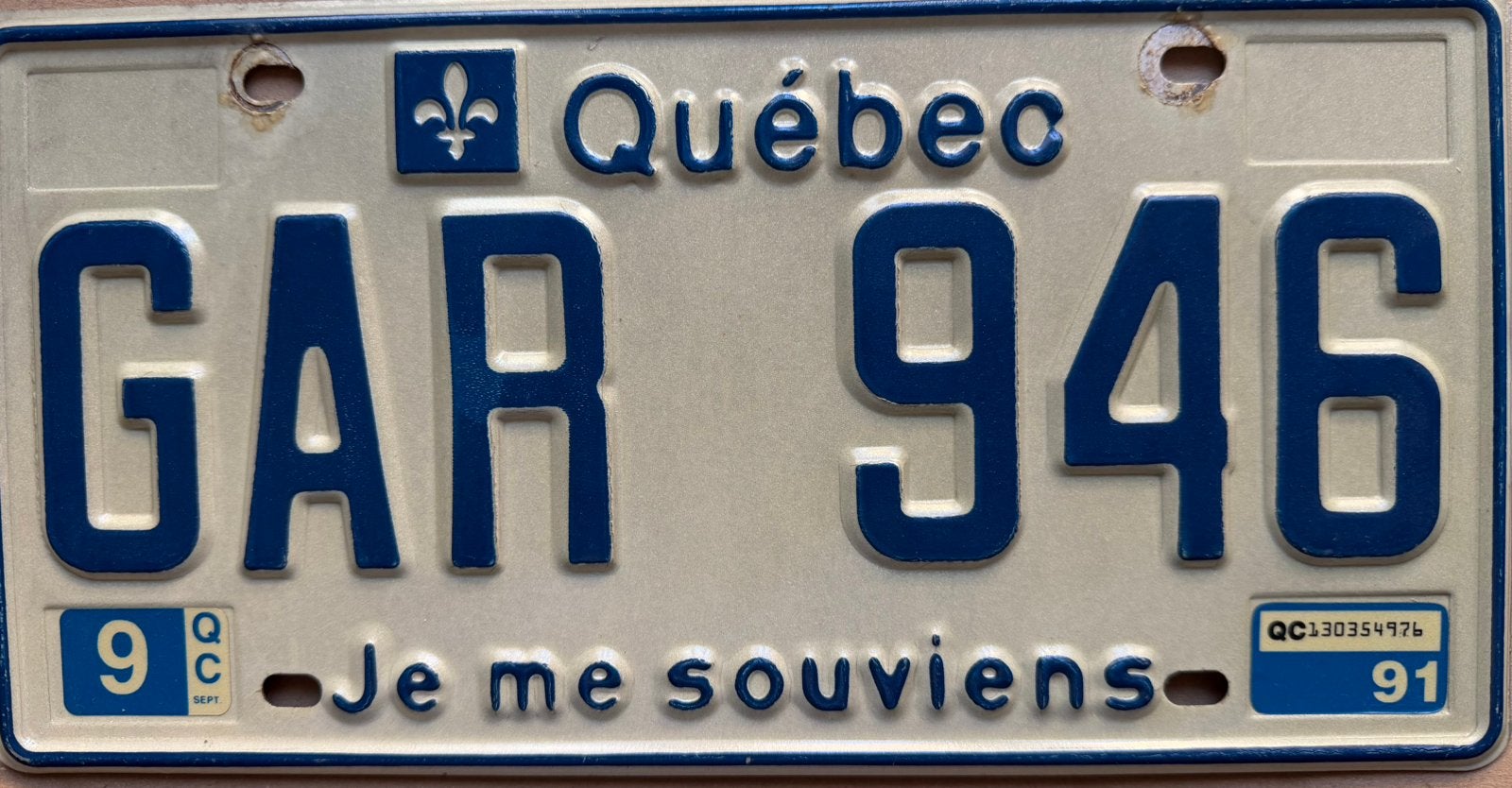 Lot de 9 plaques d’immatriculation americaines annees 1990, Enlèvement ou Envoi, Comme neuf
