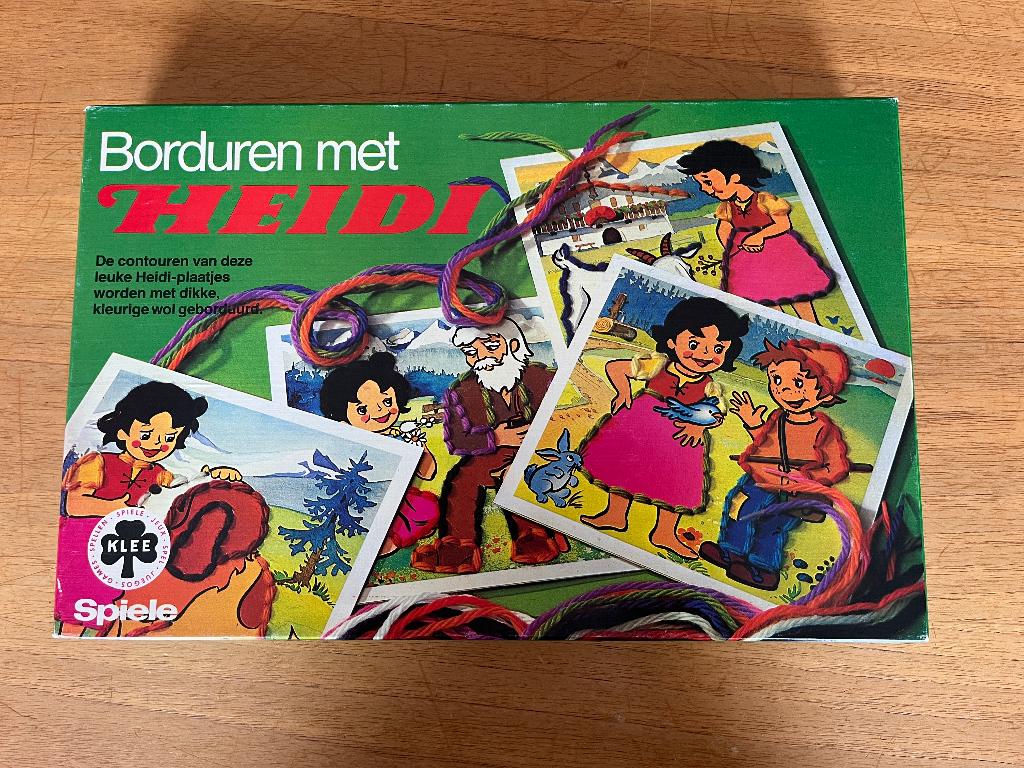 Borduren met Heidi, Ophalen of Verzenden, Zo goed als nieuw, Knutselen