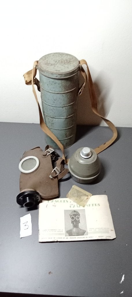 Masque à Gaz Défense Passive WW2 - 3, Ophalen of Verzenden, Landmacht, Overige typen
