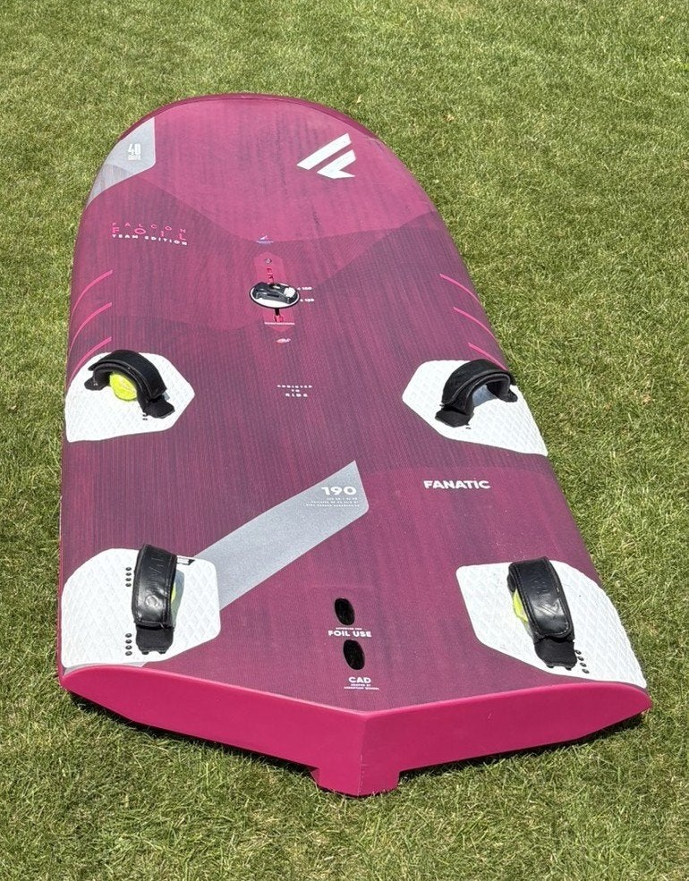 Fanatic Falcon Foil 190 - TE 2021 & Duotone Warp_Foil 8.8, Watersport en Boten, Windsurfen, Ophalen, Minder dan 250 cm, Met mastvoet