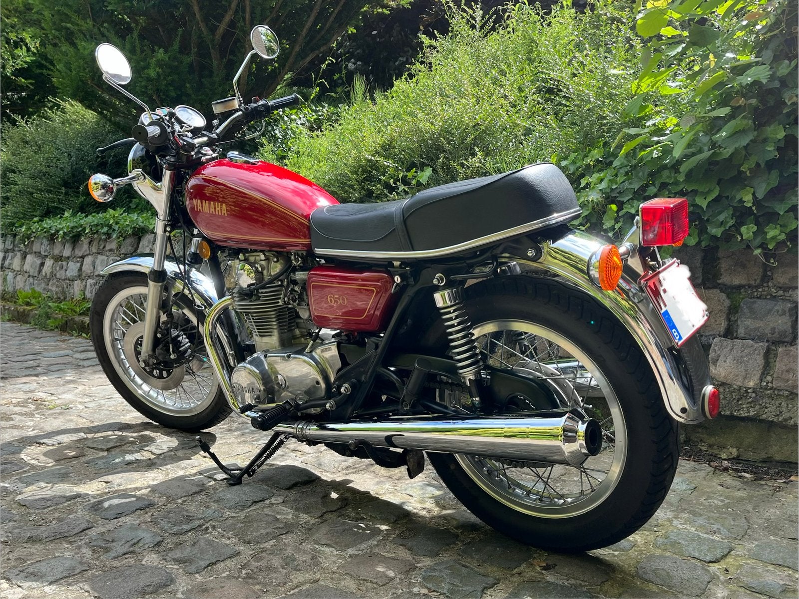 Très belle Yamaha XS650 - faible kilométrage!, Motos, Occasion, Plus de 35 kW, 2 cylindres