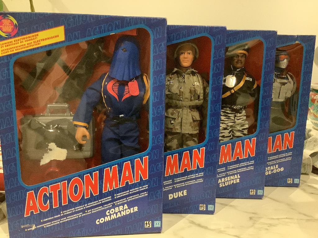Action man 4 stuks, Ophalen, Nieuw