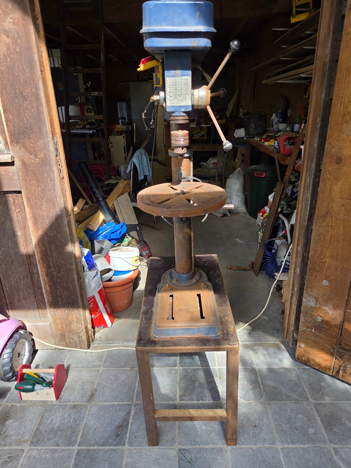 Kolomboormachine met voet, Enlèvement, Utilisé, 400 à 600 watts, Foreuse sur colonne