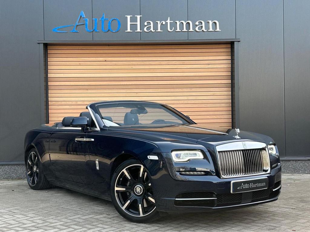 Rolls-Royce Dawn 6.6 V12 Teak Deck | Massage | ACC | Stoelve, Auto's, Automaat, Cabriolet, Blauw, Bedrijf