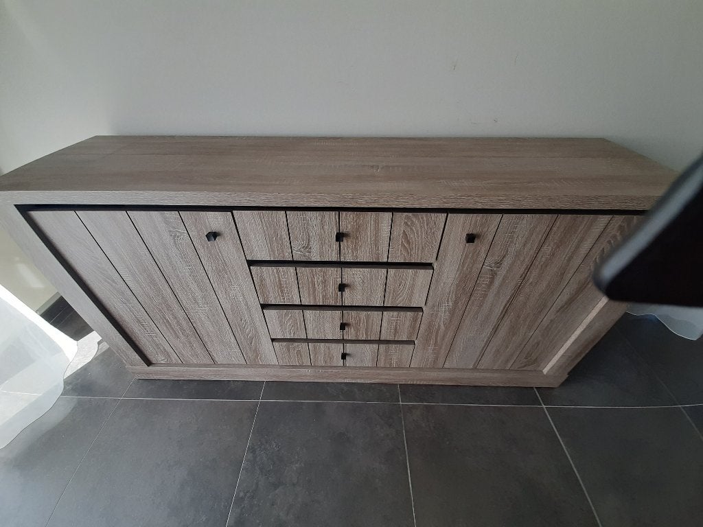 Dressoirkast, Ophalen, 150 tot 200 cm, Zo goed als nieuw, Met lade(s)
