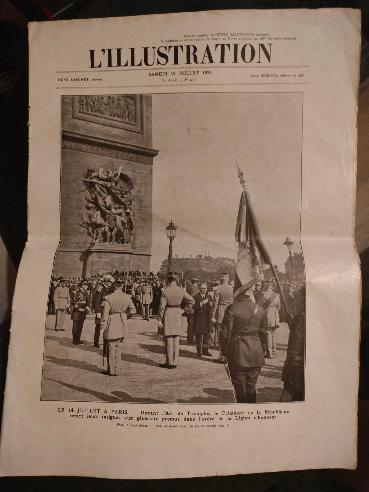 L'illustration - journal, Enlèvement ou Envoi, 1920 à 1940, Journal