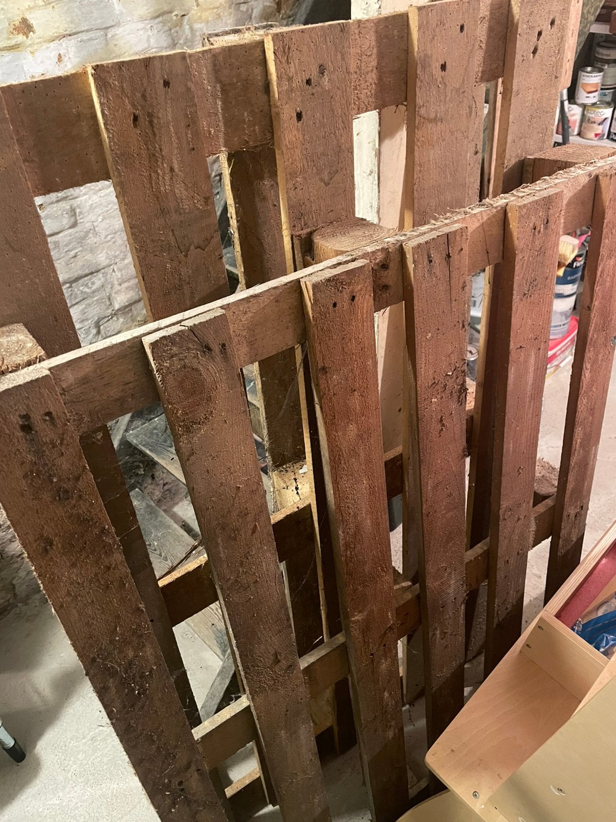 Pallets / hout, Ophalen, Gebruikt