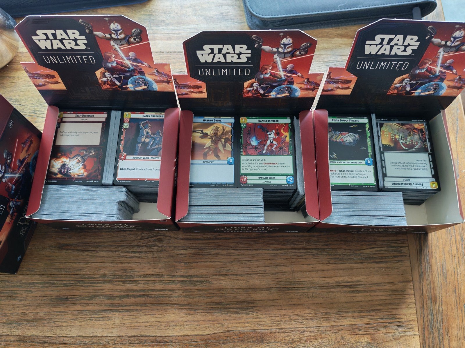 star wars tcg bulk - twilight of the republic, Hobby en Vrije tijd, Ophalen of Verzenden, Zo goed als nieuw, Meerdere kaarten