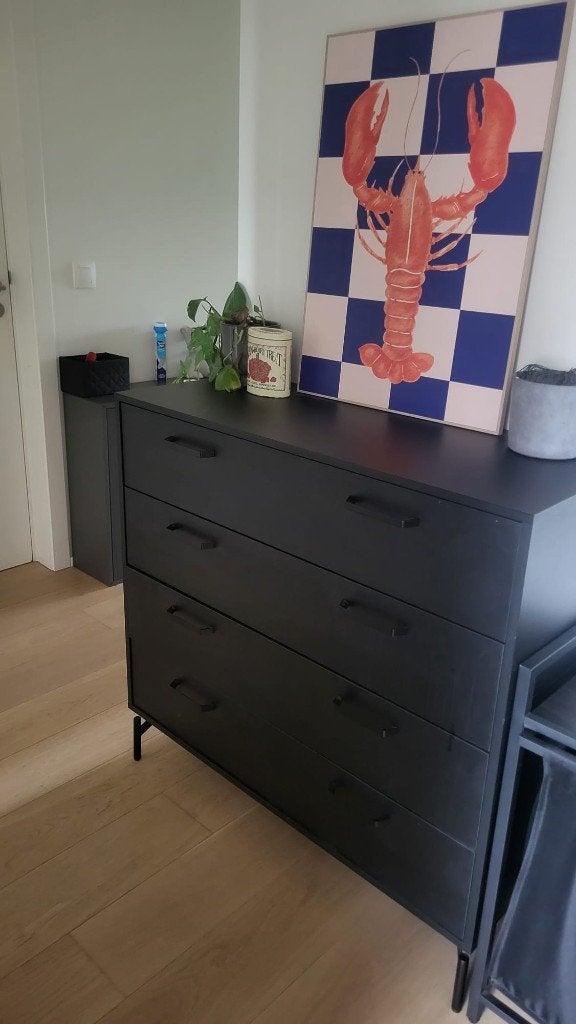 Ladekast, Ophalen, 50 tot 100 cm, Zo goed als nieuw, 3 of 4 laden