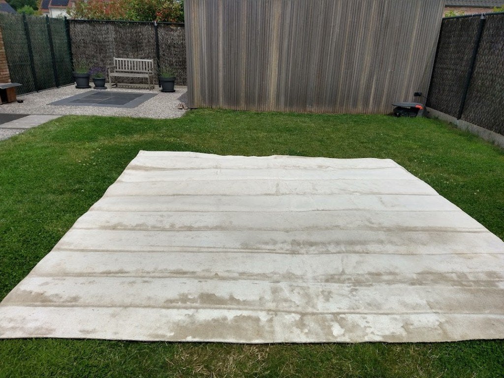 tapijt, Huis en Inrichting, Stoffering | Tapijten en Vloerkleden, Ophalen, Gebruikt, Beige, 200 cm of meer