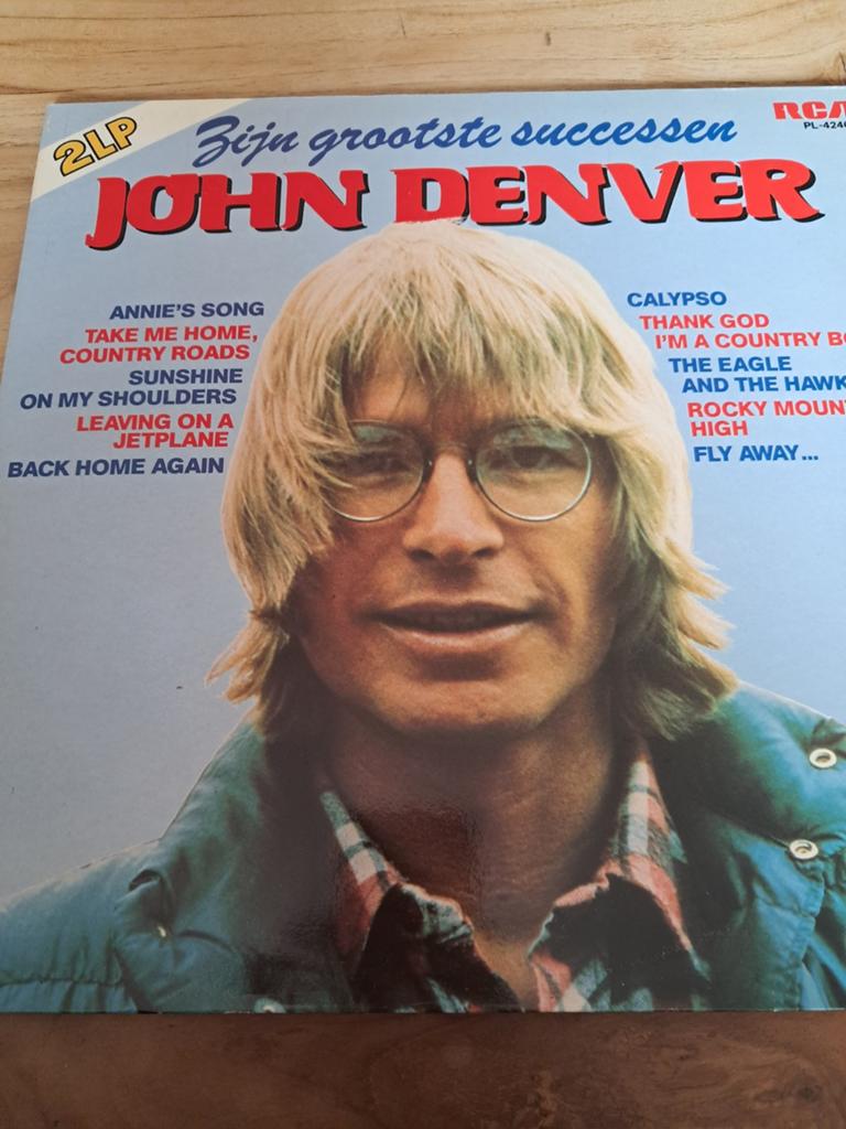 2lp John Denver, Cd's en Dvd's, Complilatie, Ophalen of Verzenden, Gebruikt, 12 inch