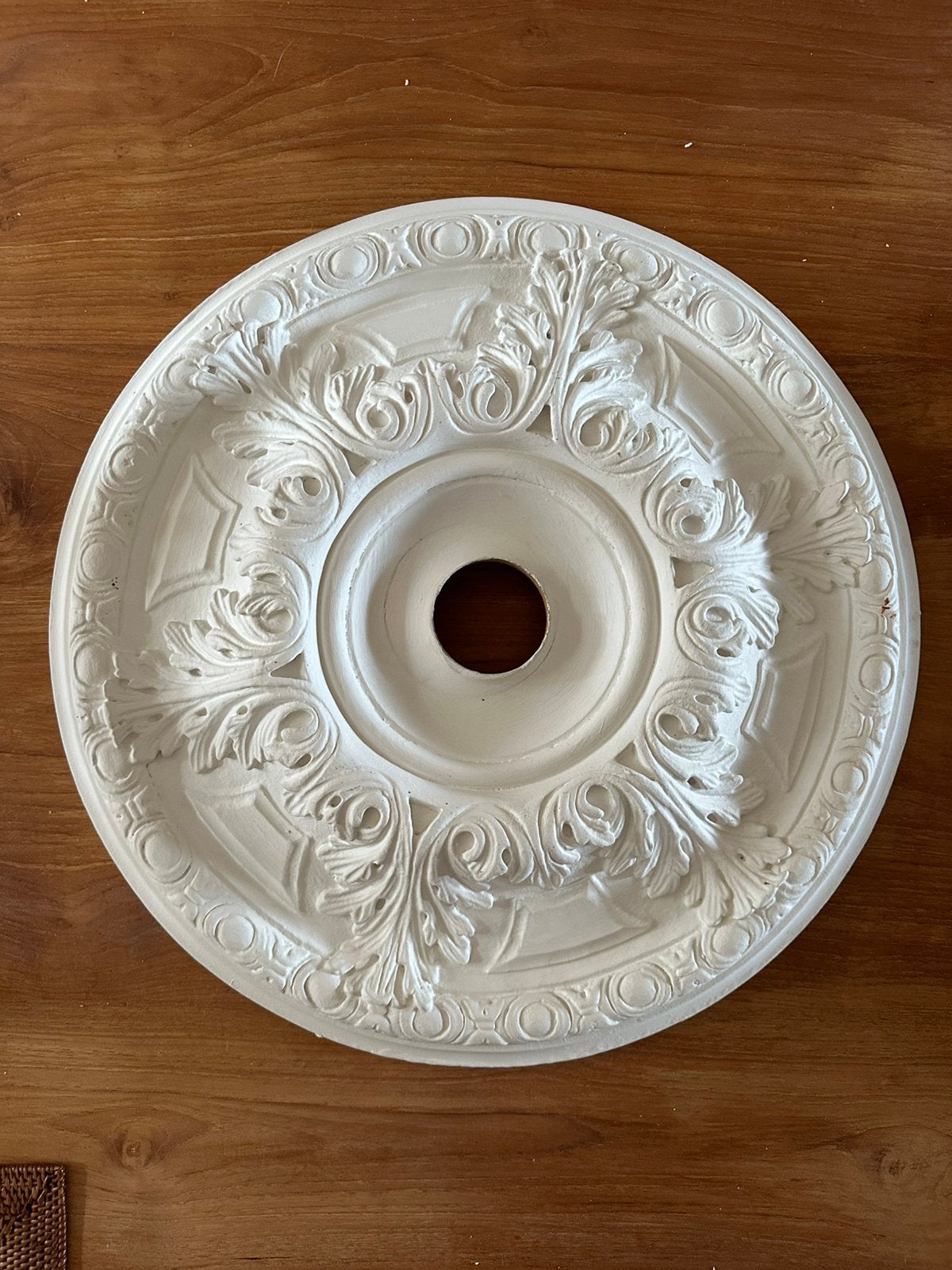Mooie grote rozet / moulure voor plafond, Doe-het-zelf en Bouw, Plinten en Afwerking, Ophalen, Gebruikt, Minder dan 100 cm, Lijsten