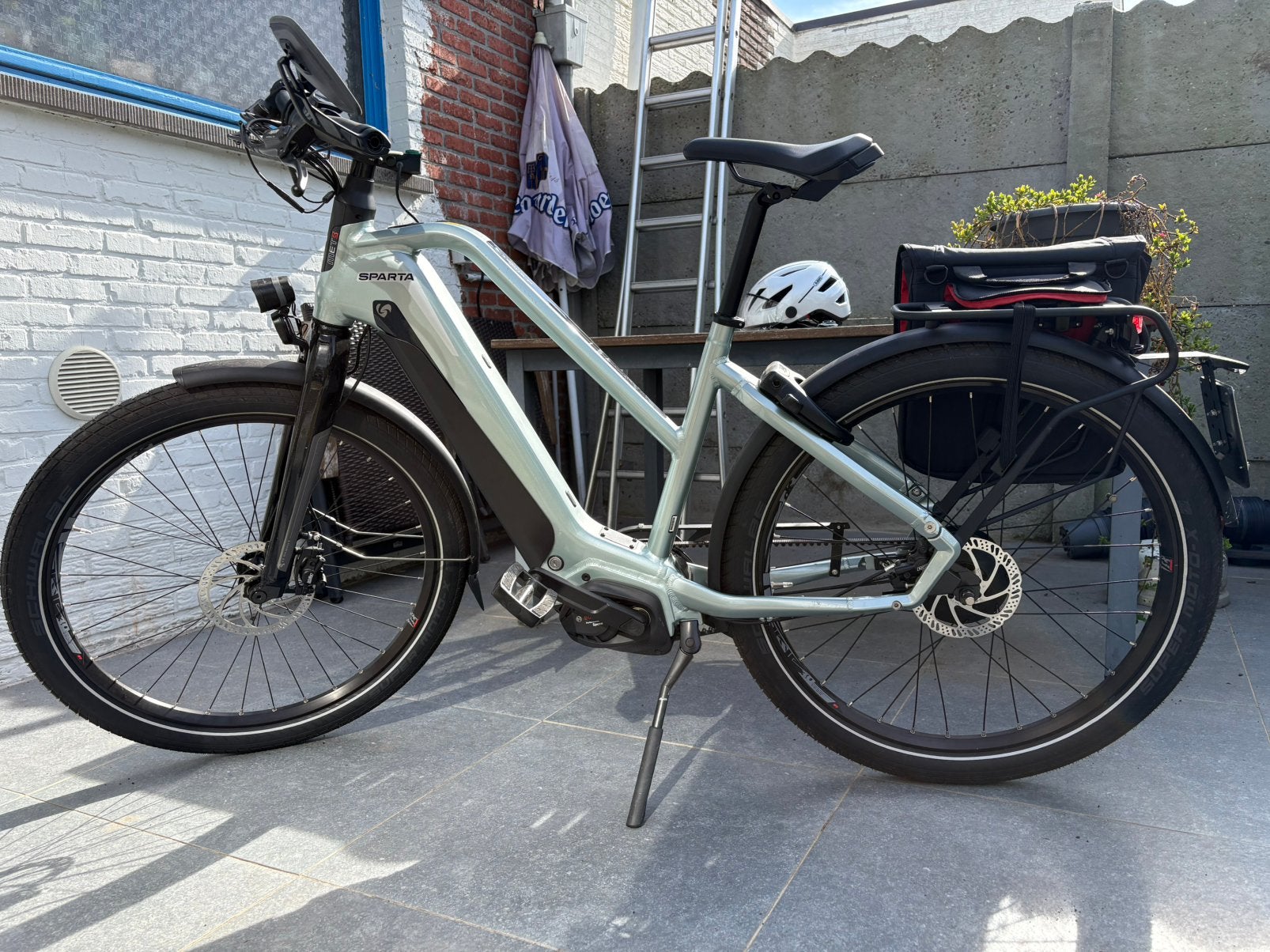 Speedpedelec Sparta D-Burst D48 Silvergreen, Fietsen en Brommers, Ophalen, Sparta, Zo goed als nieuw, 47 tot 51 cm