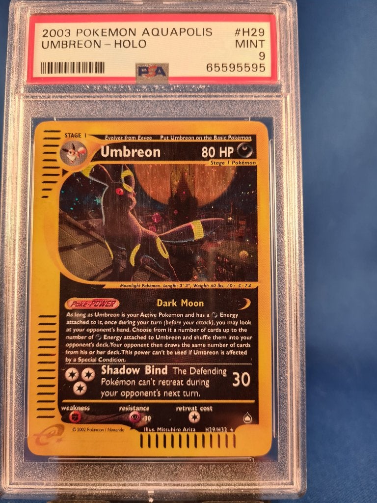 Umbreon H29/147 - Aquapolis (PSA 9), Envoi, Utilisé