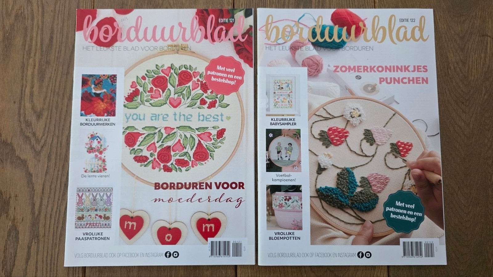 Twee magazines borduurblad NIEUW, Hobby & Loisirs créatifs, Broderie & Machines à broder, Enlèvement ou Envoi, Neuf, Broderies à la main