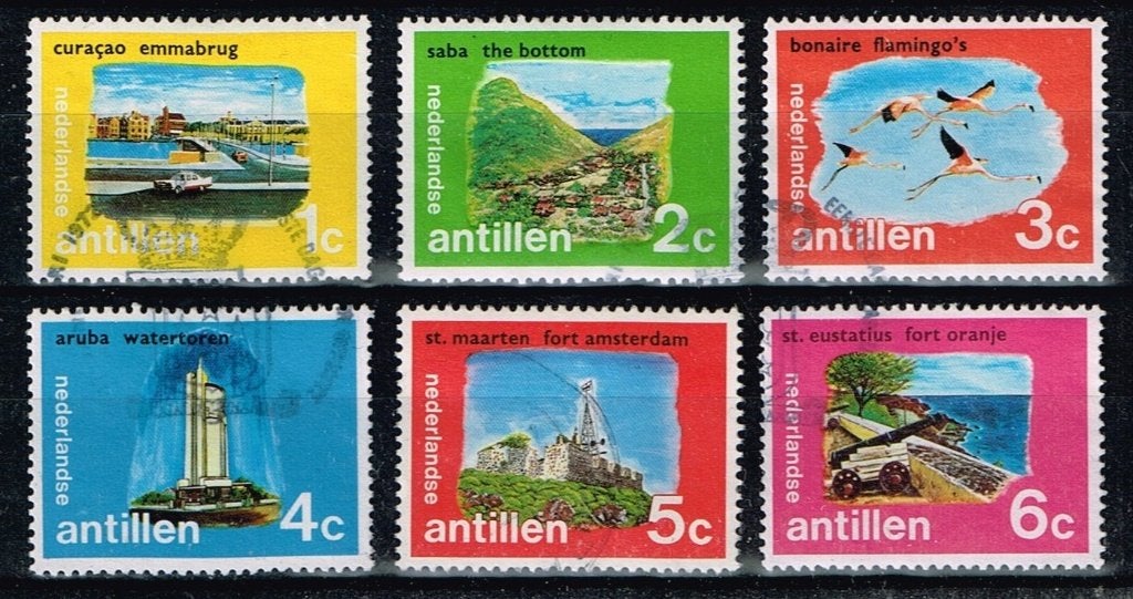 Timbres-poste de la Ned. Antilles - K 5897 -, Timbres & Monnaies, Timbres | Antilles néerlandaises, Envoi, Affranchi