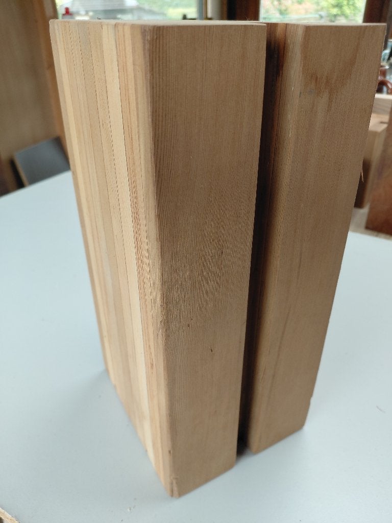 houten blok ceder, Ophalen, Nieuw, Hout, Modern
